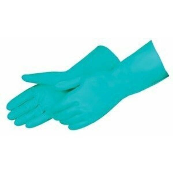 Liberty Gloves Nitrile Disposable Gloves, 11 mil Palm, Nitrile, XL, Green 2980SLBU